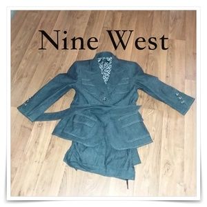 Nine West 2 Piece Black Suit